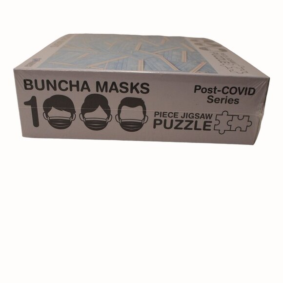 1000 Piece Jigsaw Puzzle Buncha Masks Medical New Sealed - Picture 5 of 5
